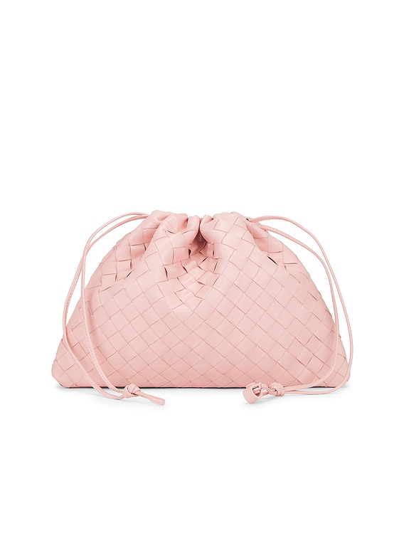 【関税&送料込】Bottega Veneta Dust Bag With Intrecciato Pat Bottega Veneta Intrecciato Dustbag in Rose & Gold | FWRD