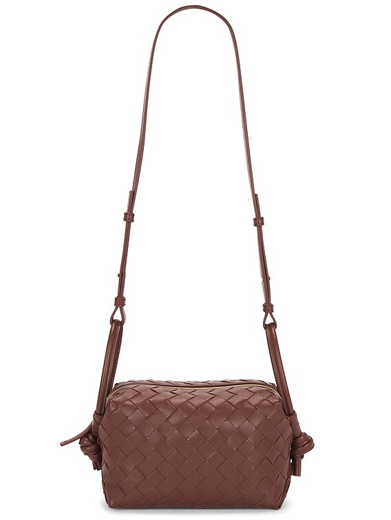 Bottega Veneta Loop Top Handle Bag in Sapele & Muse Brass | FWRD