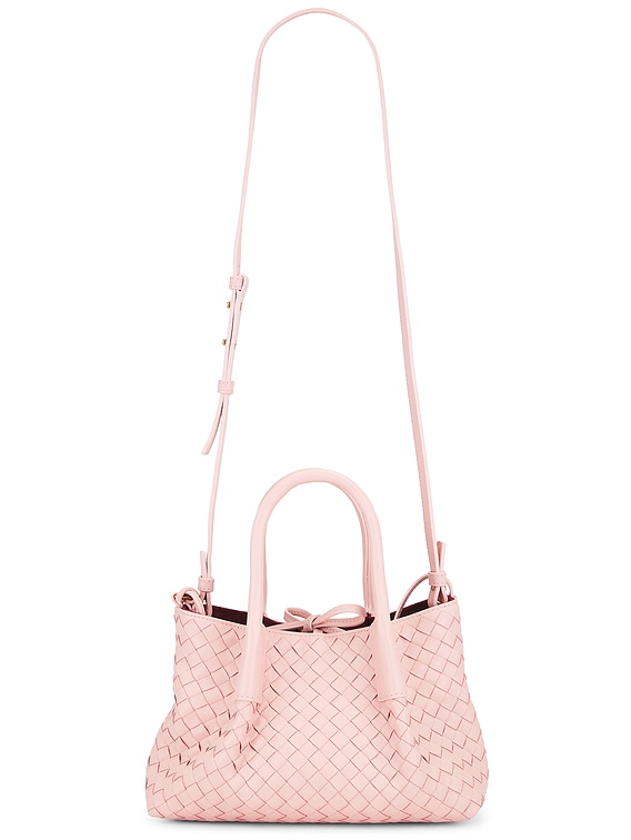 Bottega Veneta Small Pinacoteca Tote Bag in Rose, Barolo