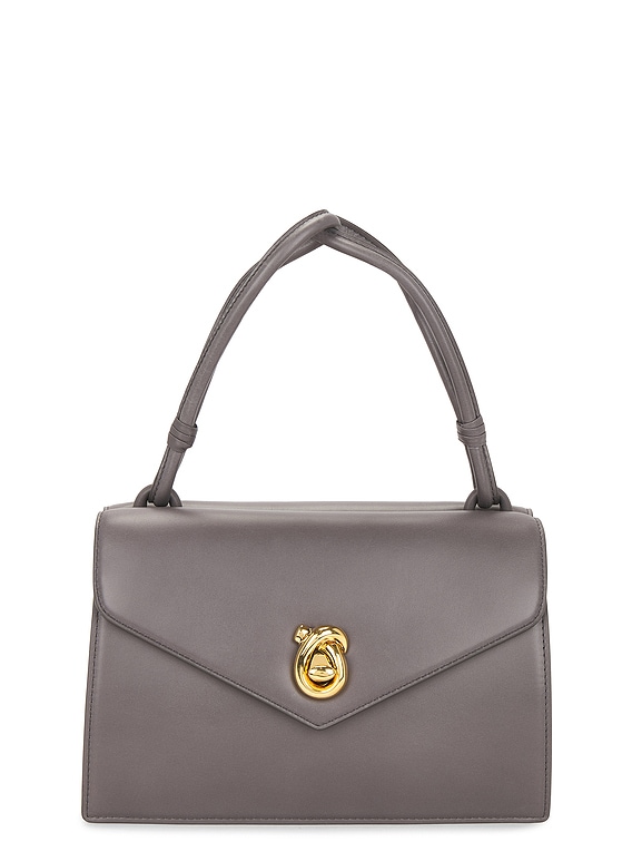 Bottega Veneta New Piano Bag in Lapilli & Muse Brass | FWRD