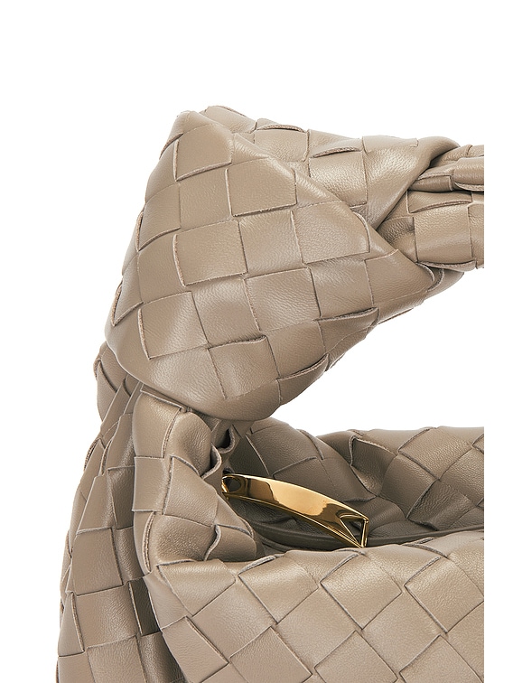 Bottega Veneta Small Jodie Bag in Limestone & Gold | FWRD