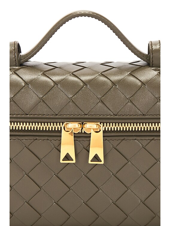 Bottega Veneta Bang Bang Vanity Bag in Cypress & Gold | FWRD