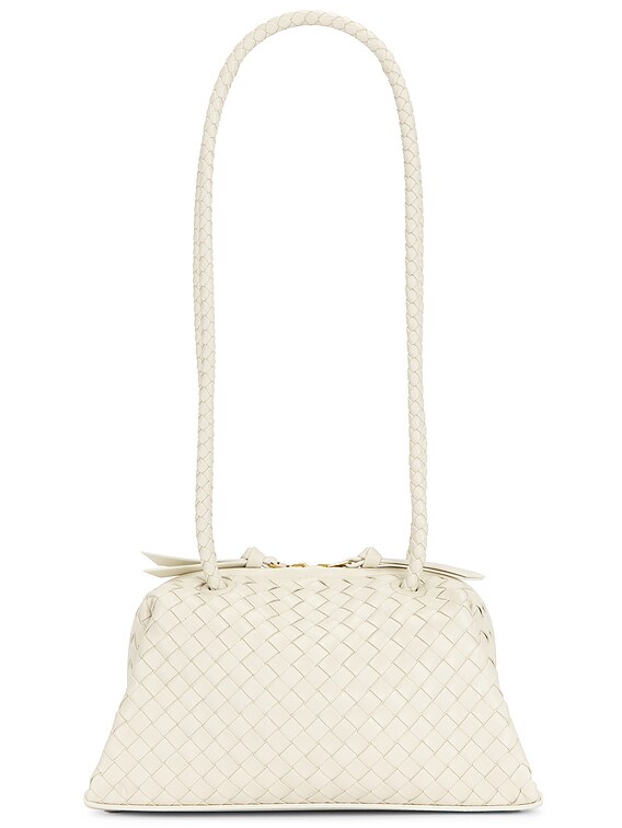 Bottega Veneta Tokyo Pouch in Sea Salt & Gold | FWRD