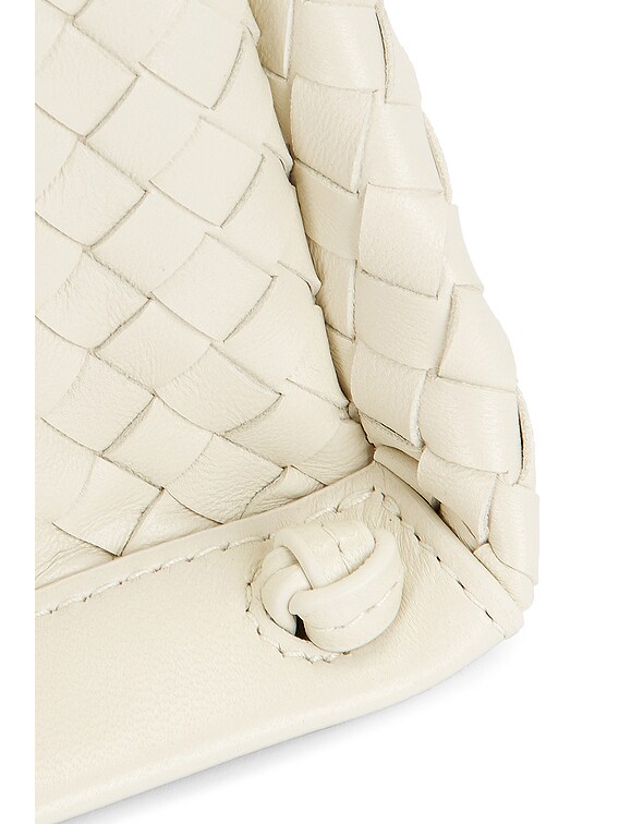 Bottega Veneta Tokyo Pouch in Sea Salt & Gold | FWRD