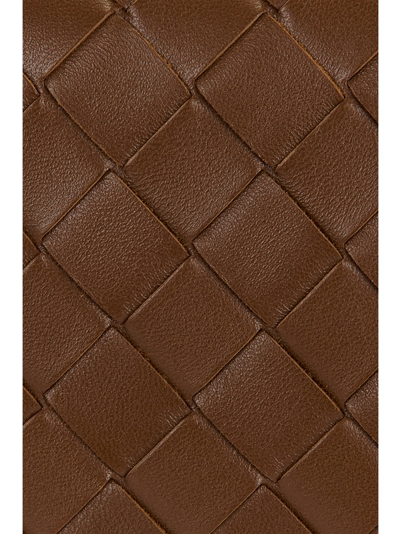 Bottega Veneta Discoteca Pouch in Nocciola & Gold | FWRD