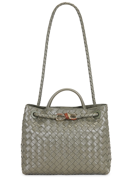 Bottega Veneta Medium Andiamo Bag in Pickle & Muse Brass | FWRD