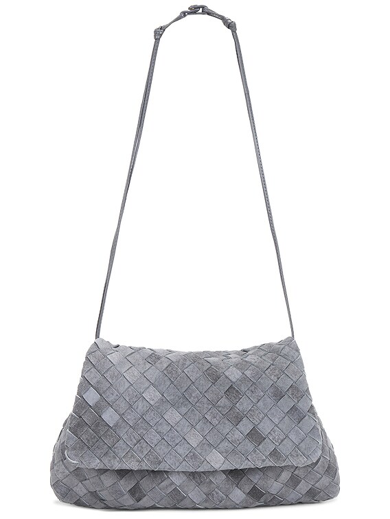 Bottega Veneta Dustbag Giorno Bag in Cloudy Indigo, Gray Mix