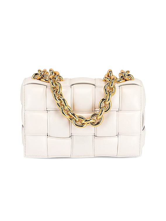 BOTTEGA VENETA: The Chain Padded Cassette bag in woven nappa