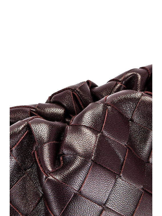 Bottega Veneta Mini Leather Woven Pouch Clutch Crossbody Bag in 