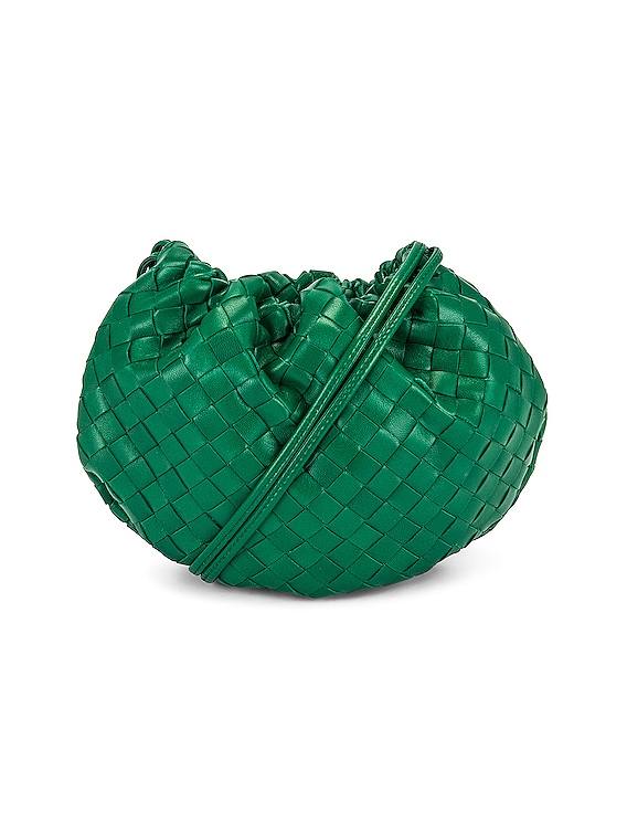 Bottega Veneta Green Knot Clutch for Women