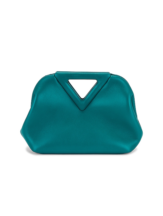 BOTTEGA VENETA Point Small Leather Bag in Mallard