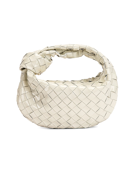 Bottega Veneta Candy Jodie Chalk in Leather with Gold-tone - US