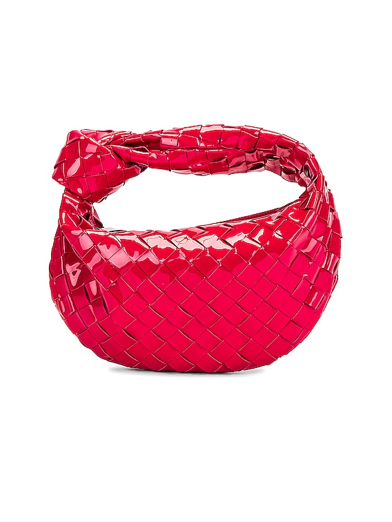 Bottega Veneta Intrecciato Mini Jodie Bag - Red Handle Bags