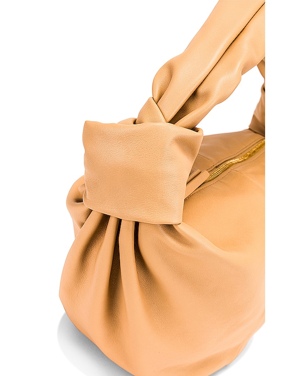 Bottega Veneta Orange Double Knot Top Handle Bag for Women