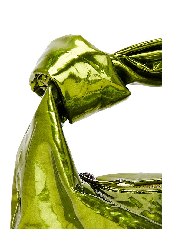 Bottega Veneta Mini Jodie Bag in Chlorophyll & Silver | FWRD