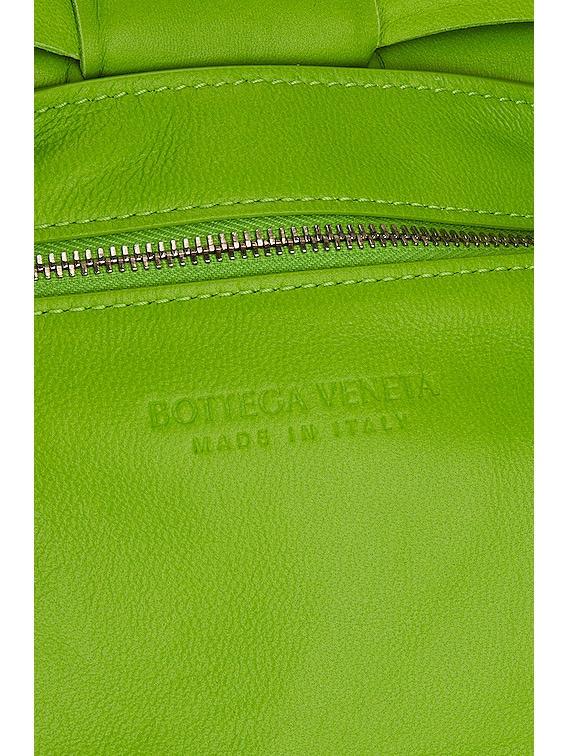 Bottega Veneta Padded Intreccio Cassette Crossbody Bag Acid Green in  Lambskin Leather with Silver-tone - US