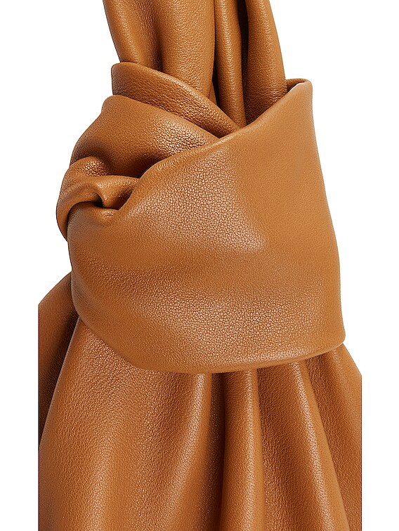 Double knot leather tote Bottega Veneta Yellow in Leather - 28355038