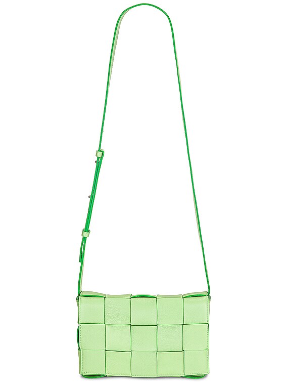 Bottega Veneta Cassette Crossbody Bag Pistachio