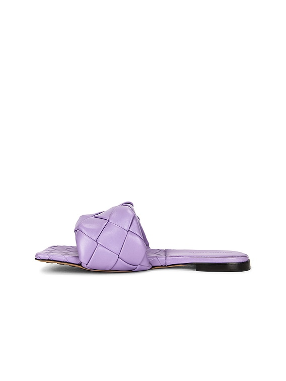 セール関税込★BottegaVenata★ラバー底 LIDOミュール♪10cm Bottega Veneta The Rubber Lido Sandals in Cane Sugar | FWRD