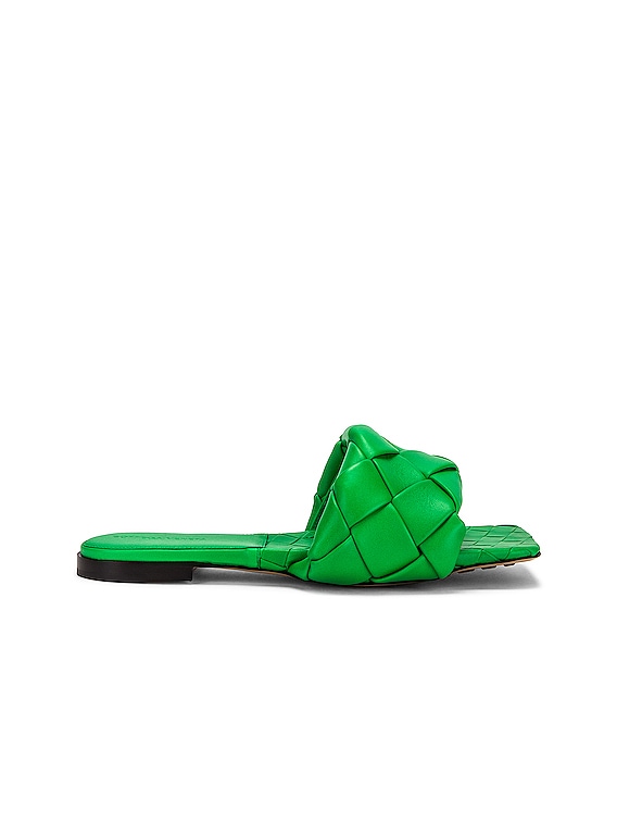 Bottega Veneta Lido Sandals in Grass | FWRD