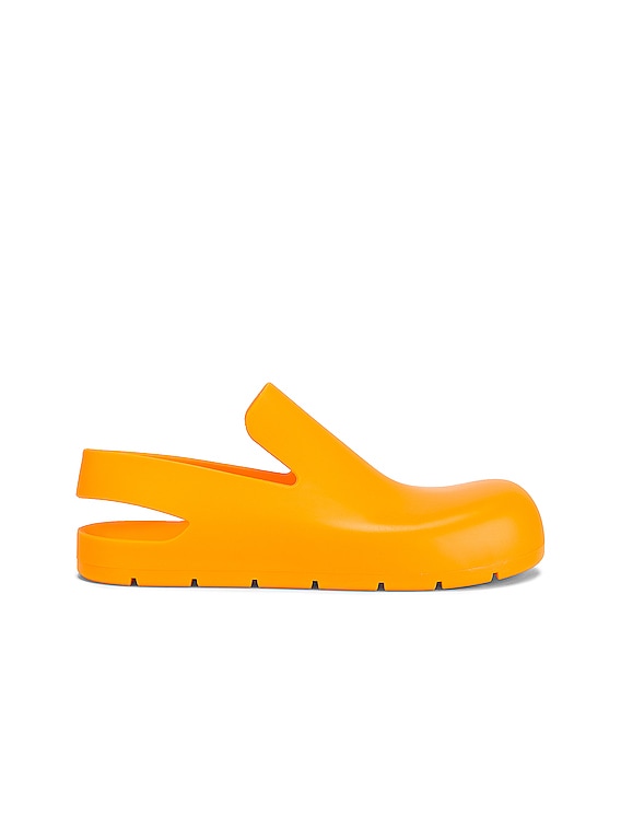Bottega Veneta Puddle Slingback Sandals in Tangerine | FWRD