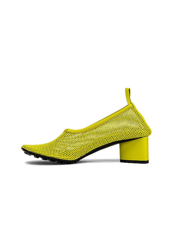 Bottega Veneta Stretch Web Flex Sock Pumps in Kiwi | FWRD