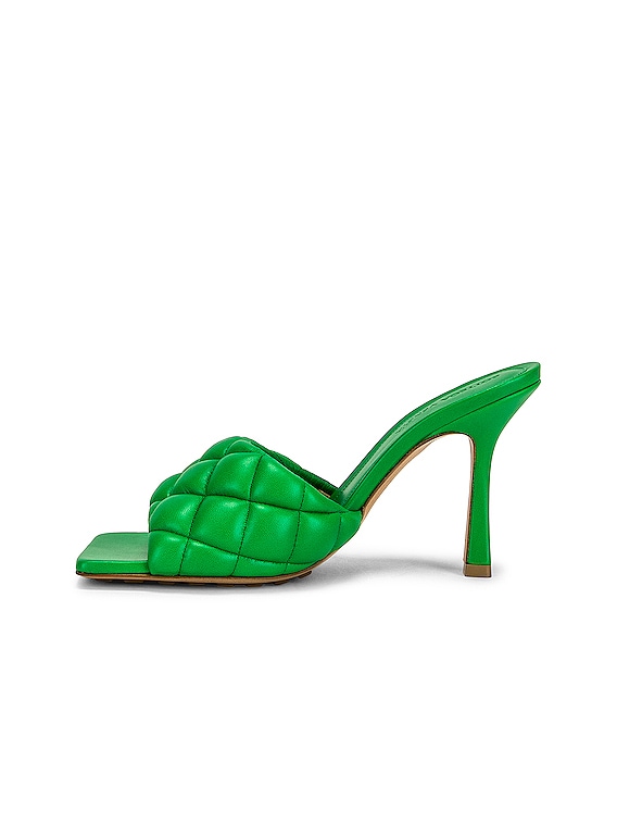 Bottega Veneta Padded Stretch Mule Sandals in Parakeet | FWRD