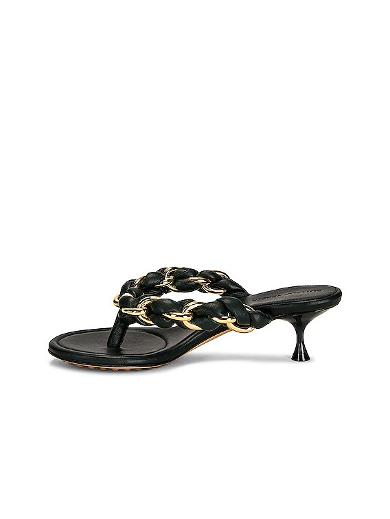 Bottega Veneta Dot Sandals in Inkwell | FWRD