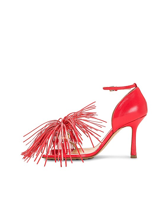 Bottega Veneta Stretch Ankle Strap Sandals in Sunburst | FWRD