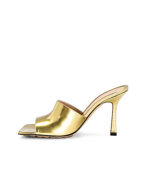 TILLY GOLD POINTED TOE STILETTO SANDAL | AZALEA WANG