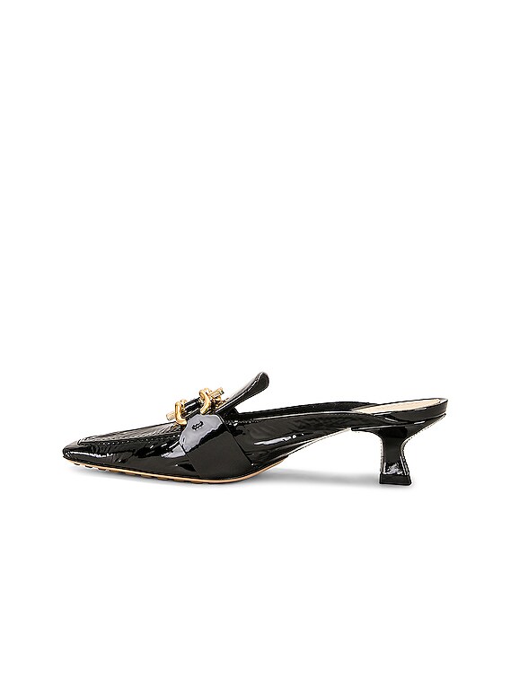 Bottega Veneta Madame Mule Pump in Black | FWRD