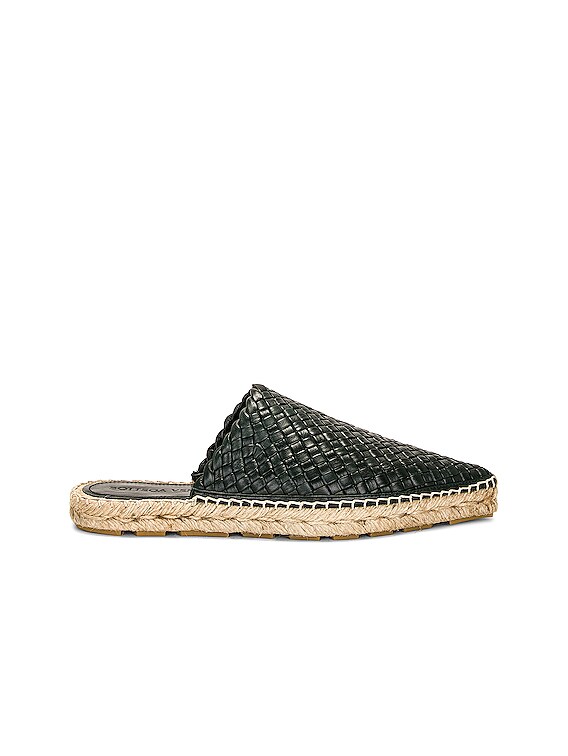 Bottega Veneta Open Back Espadrille in Inkwell | FWRD