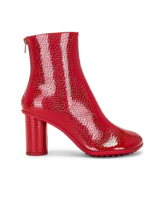 試着程度 BOTTEGA VENETA タイヤブーツ 41 レッド 試着程度 BOTTEGA VENETA タイヤブーツ 41 レッド