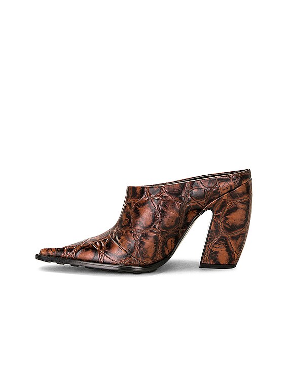 Bottega Veneta Tex Mule Pumps in Barrel | FWRD