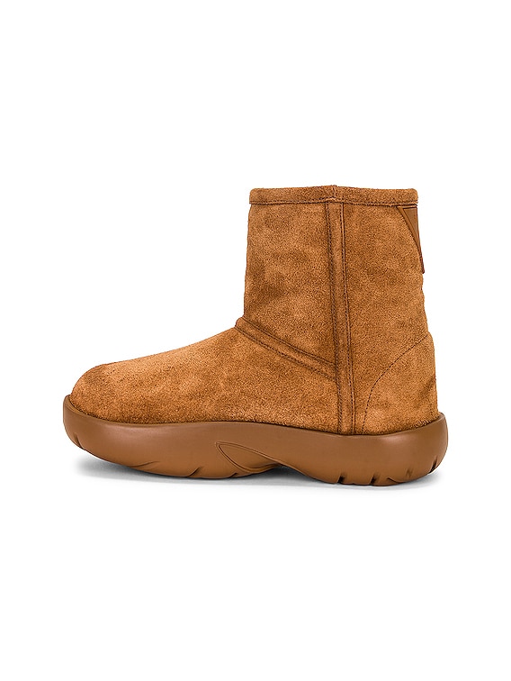 Bottega Veneta Snap Ankle Boot in Caramel | FWRD
