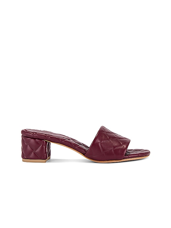 Bottega Veneta Amy Mule Sandal in Cherry | FWRD