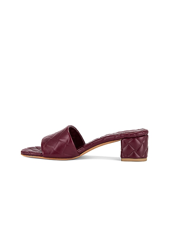 Bottega Veneta Amy Mule Sandal in Cherry | FWRD