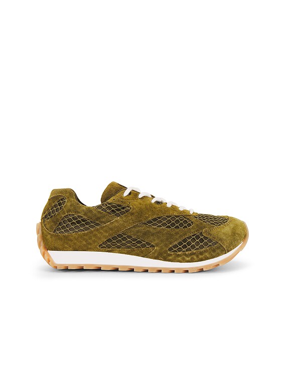 新作【Bottega Veneta】Orbit ランナースニーカー、ゴールド Orbit sneakers in gold - Bottega Veneta | Mytheresa