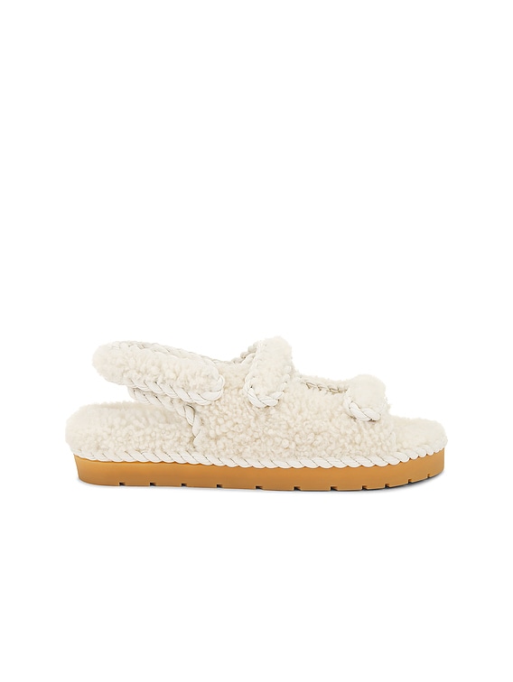 【関税＆送料込み】Bottega Veneta Jack Flat Sandals Bottega Veneta® Women's Jack Flat Sandal in Natural / Black