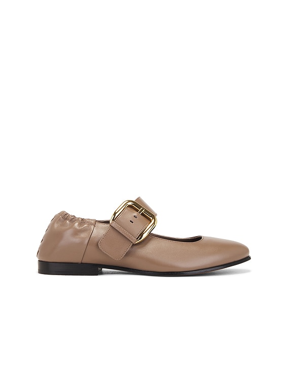 Bottega Veneta Astaire Mary Jane Ballerina in Pinecone | FWRD