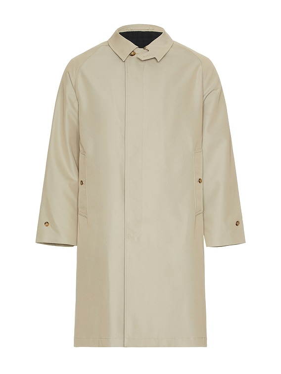 Balmacaan Coat Gabardine