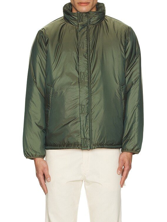 Beams Plus Mil Puff Blouson Ripstop in Olive | FWRD