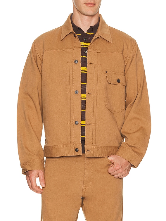 ジャケット・アウター BEAMS PLUS GOLDEN BROWN Beams Plus Digger Jacket OC Pique in Brown | FWRD