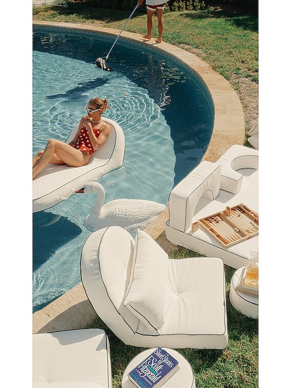 Alaia reclining sun lounger best sale with cushion