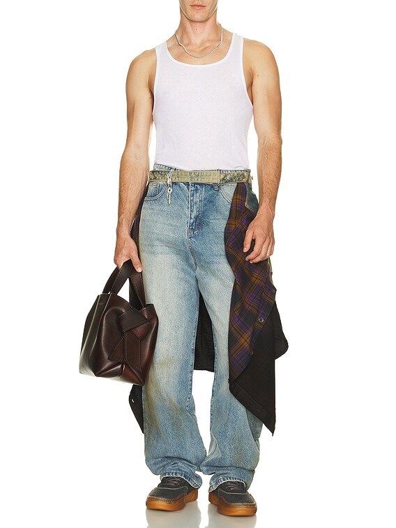 パンツ Basketcase Lax flair denim mud wash 30 Basketcase - Lax Baggy Denim | HBX - Globally Curated