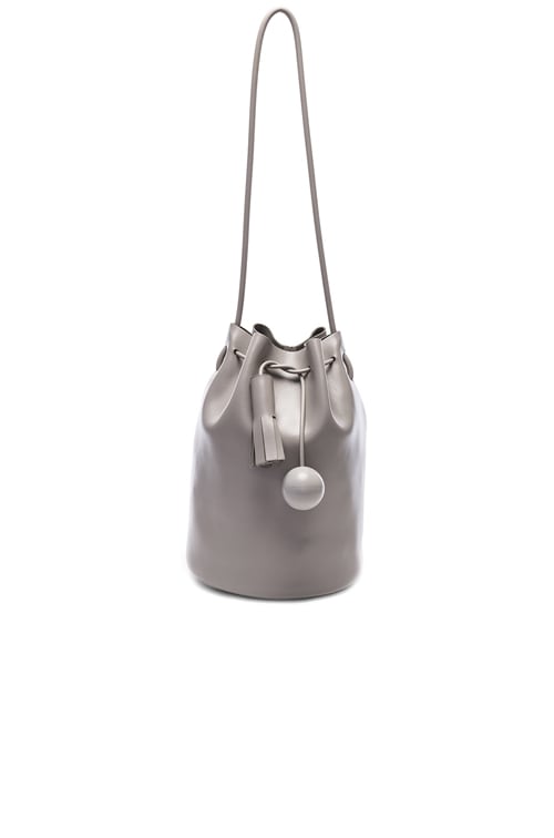 Building Block Bucket Bag in Concrete | FWRD