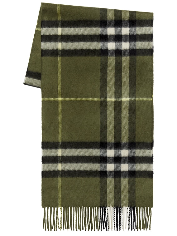 168x30 Giant Check Cashmere Scarf