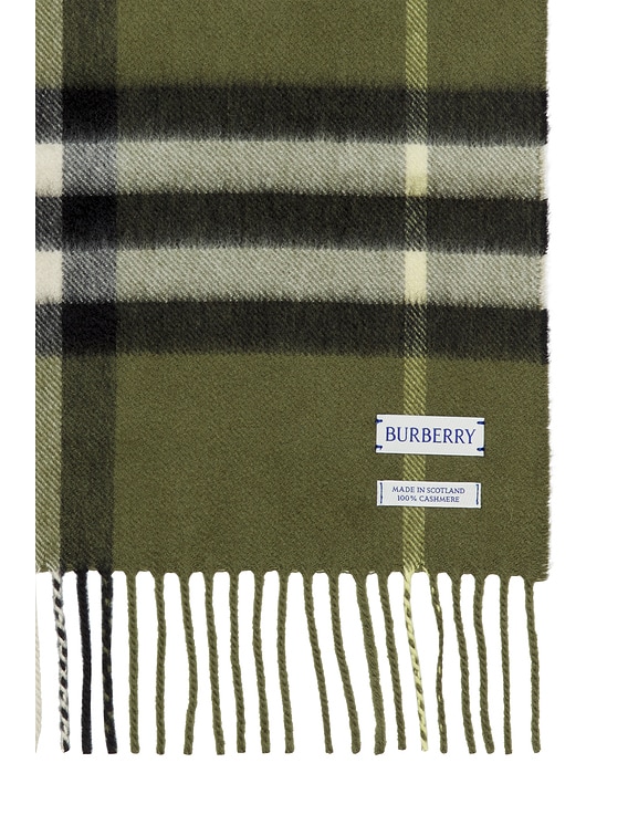 168x30 Giant Check Cashmere Scarf