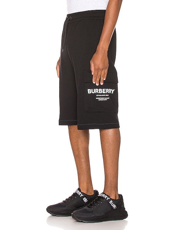 burberry shorts black