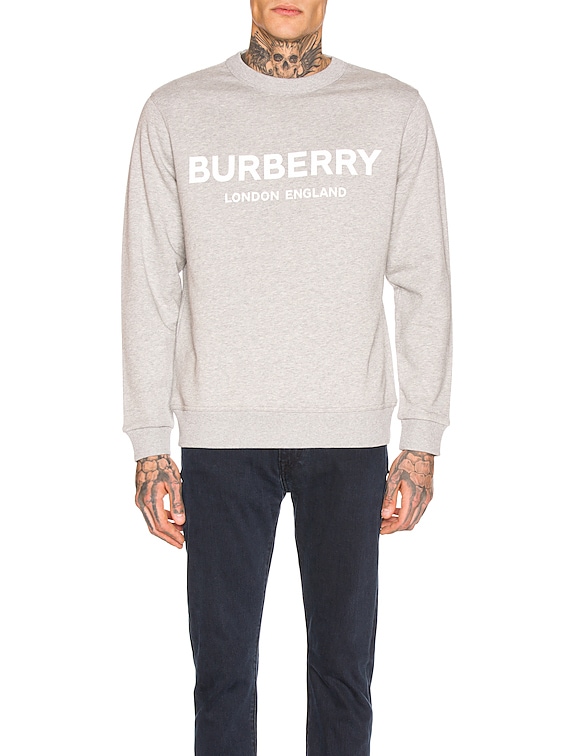 burberry logo print sweatshirt